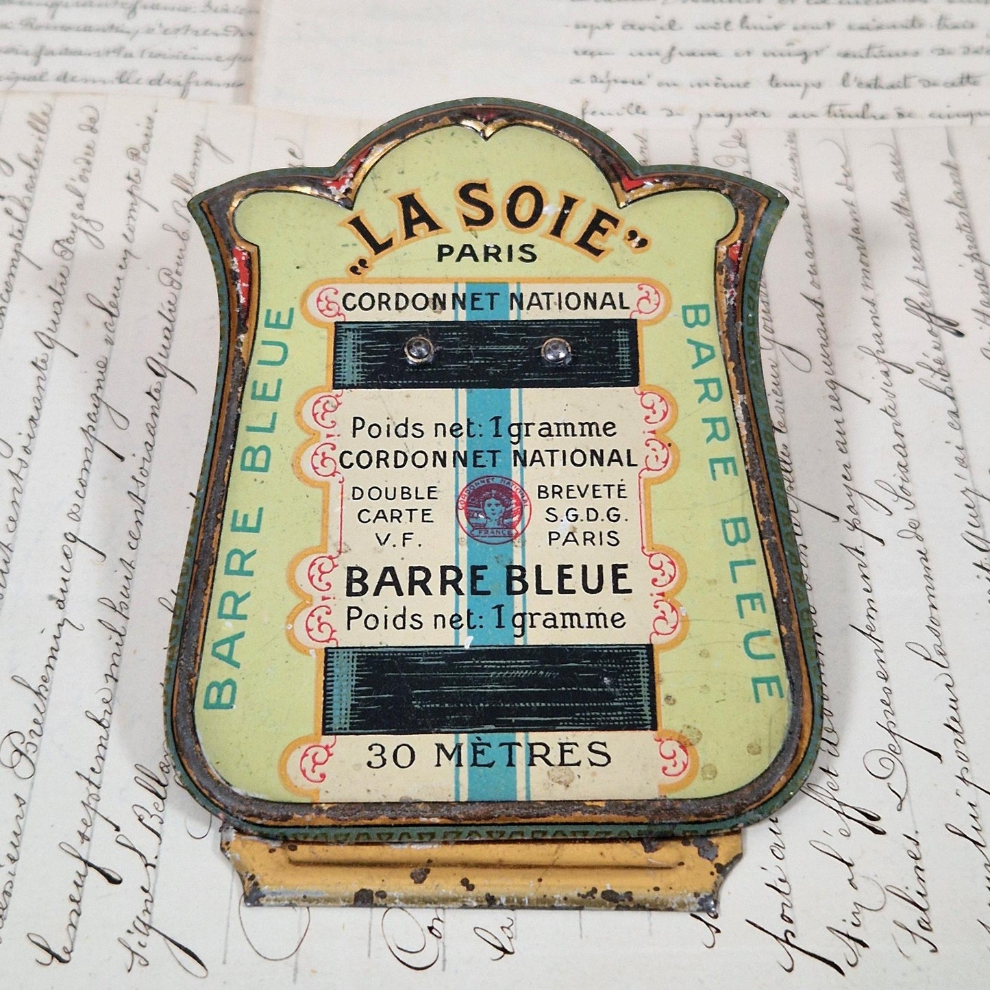 pince tole lithographie la soie