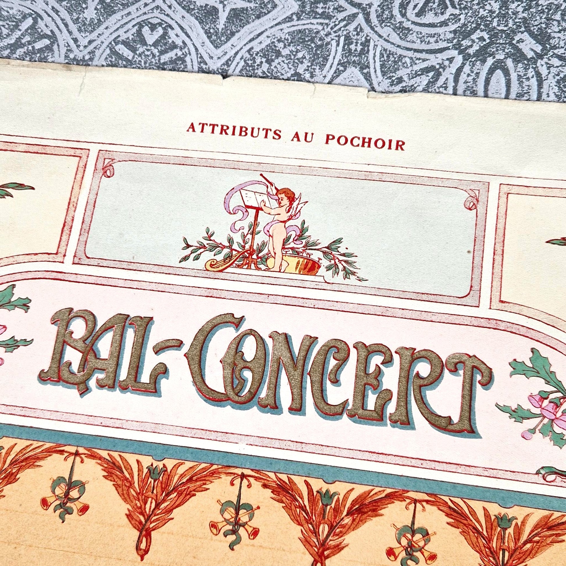 planche enseigne musique 1900