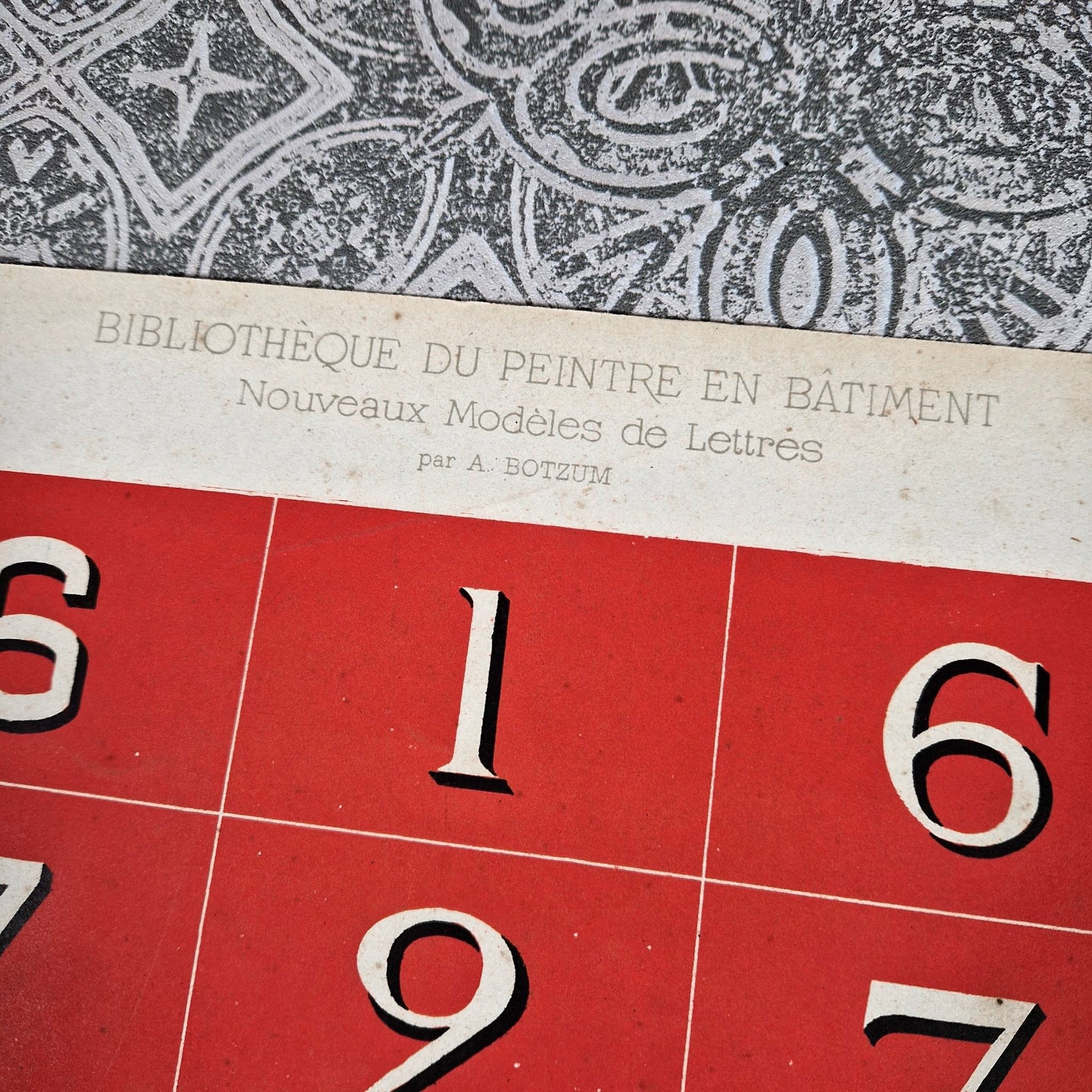 planche numeros botzum 1900