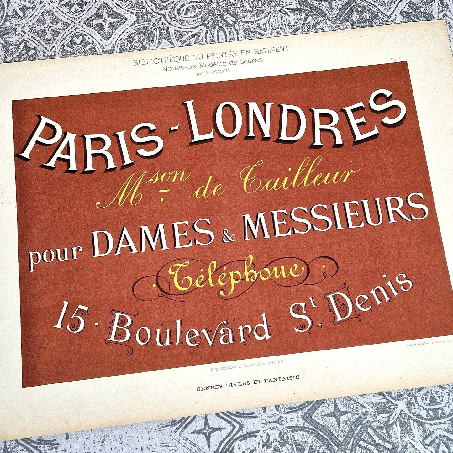 planche typographique paris londres botzum