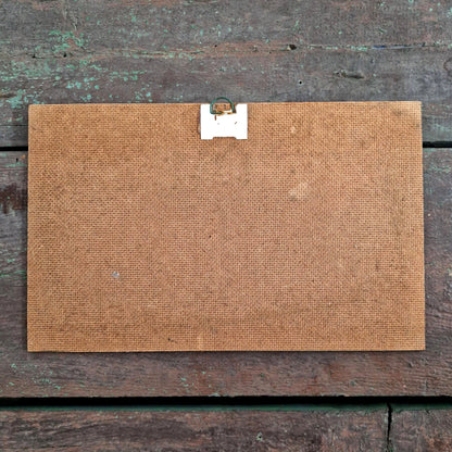 plaque bois peinte ancienne decorative