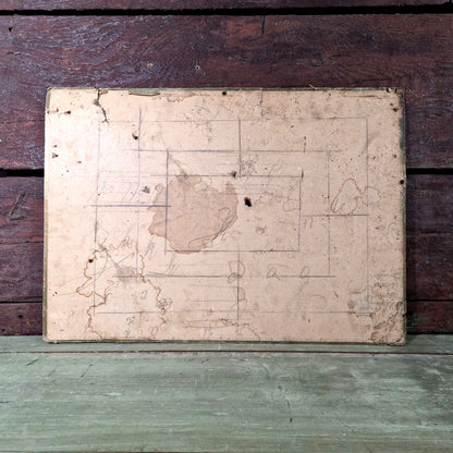 plaque carton publicitaire chicoree vintage