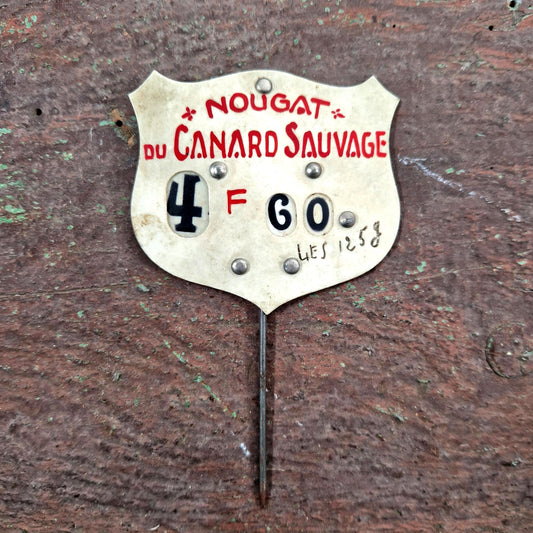 plaque prix  nougat canard sauvage