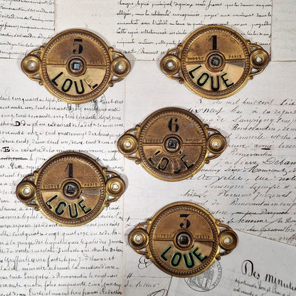 plaque de porte ancienne hotel paris