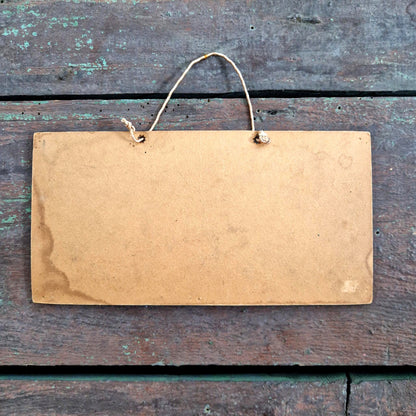 plaque decoration retro commerce