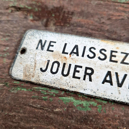 plaque emaillee emailloid paris