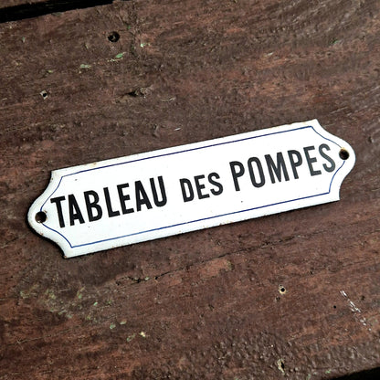 plaque émaillée garage ancienne