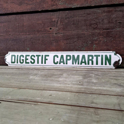 plaque emaillee liqueur ancienne