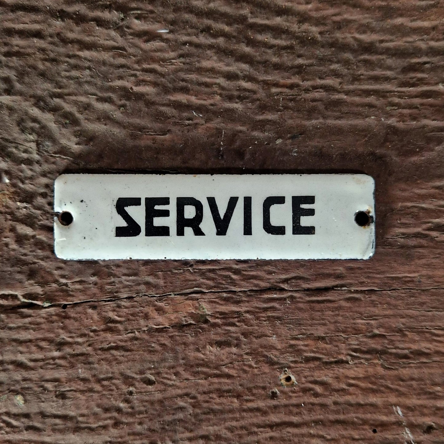 Plaque émaillée « Service »