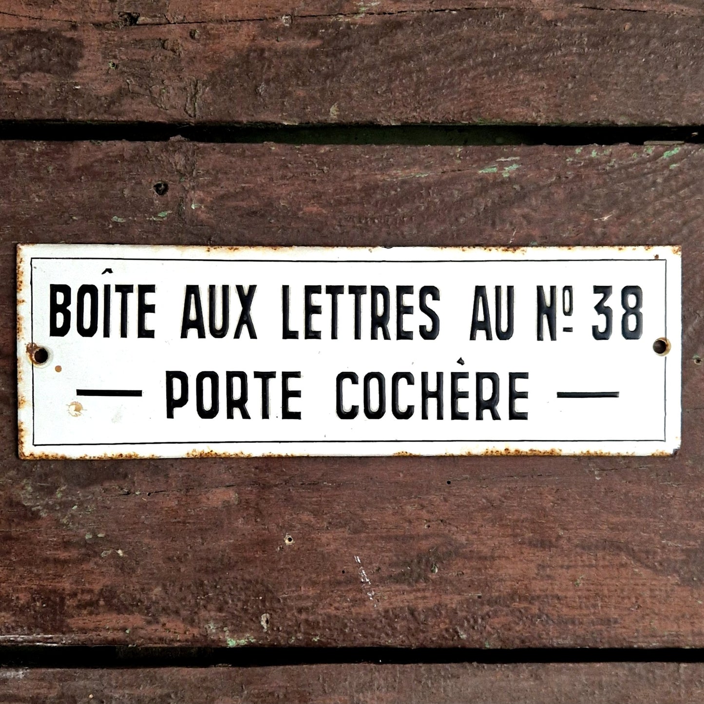 plaque emaillee signalisation ancienne