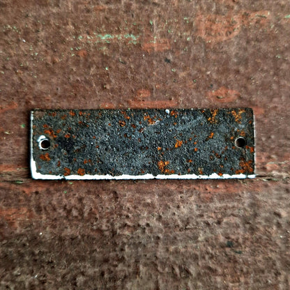 plaque émaillée utilité caissière