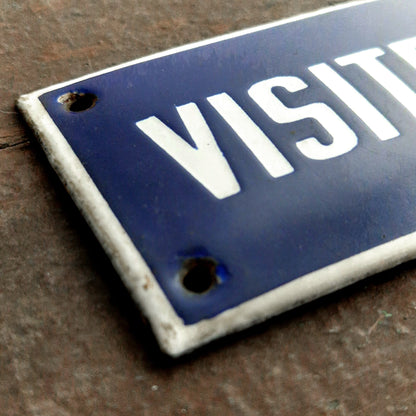 plaque emaillee utilite visites