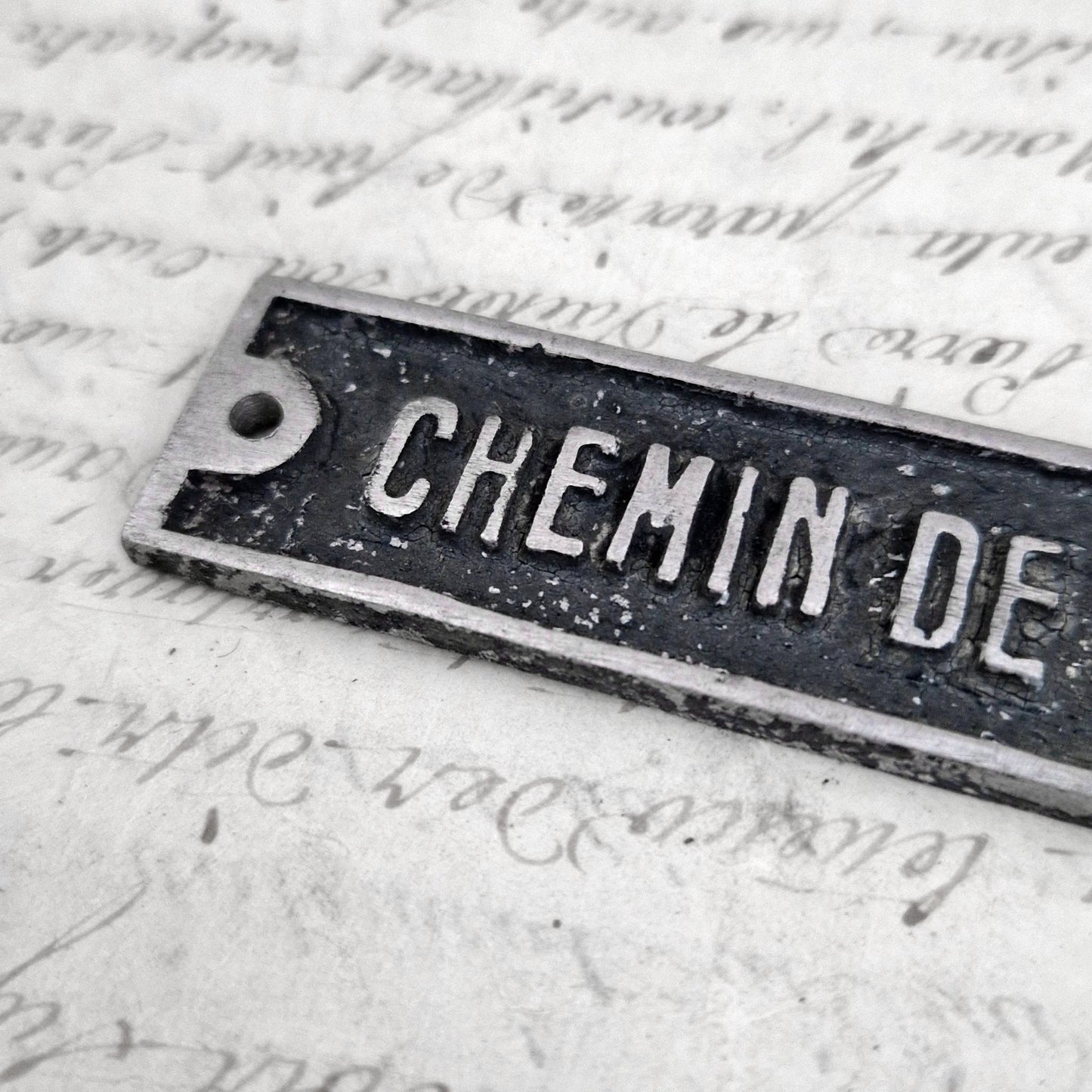 plaque ferroviaire ancienne