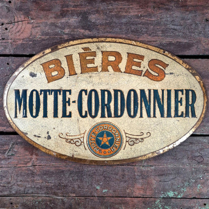 plaque lithographiee biere motte cordonnier