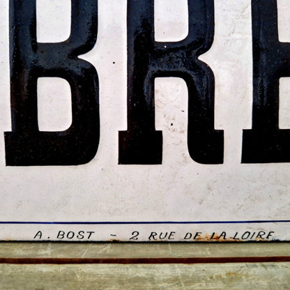 plaque publicitaire chaussures entree