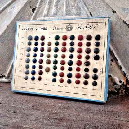 plaque publicitaire quincaillerie clous vernis