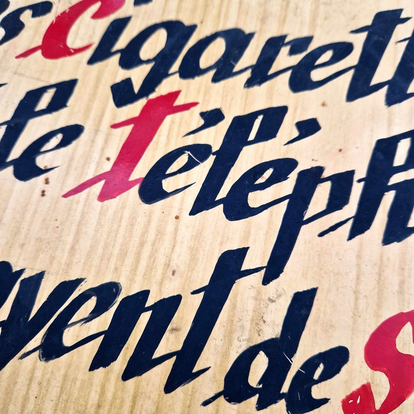 plaque vintage tabac café france