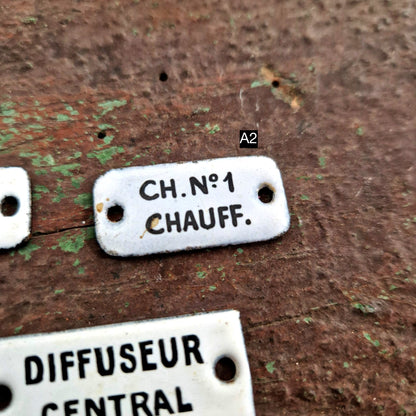 plaques emaillees electriques decoration