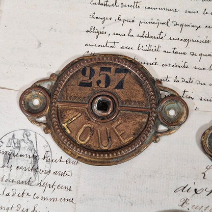 plaques serrure ancienne loué