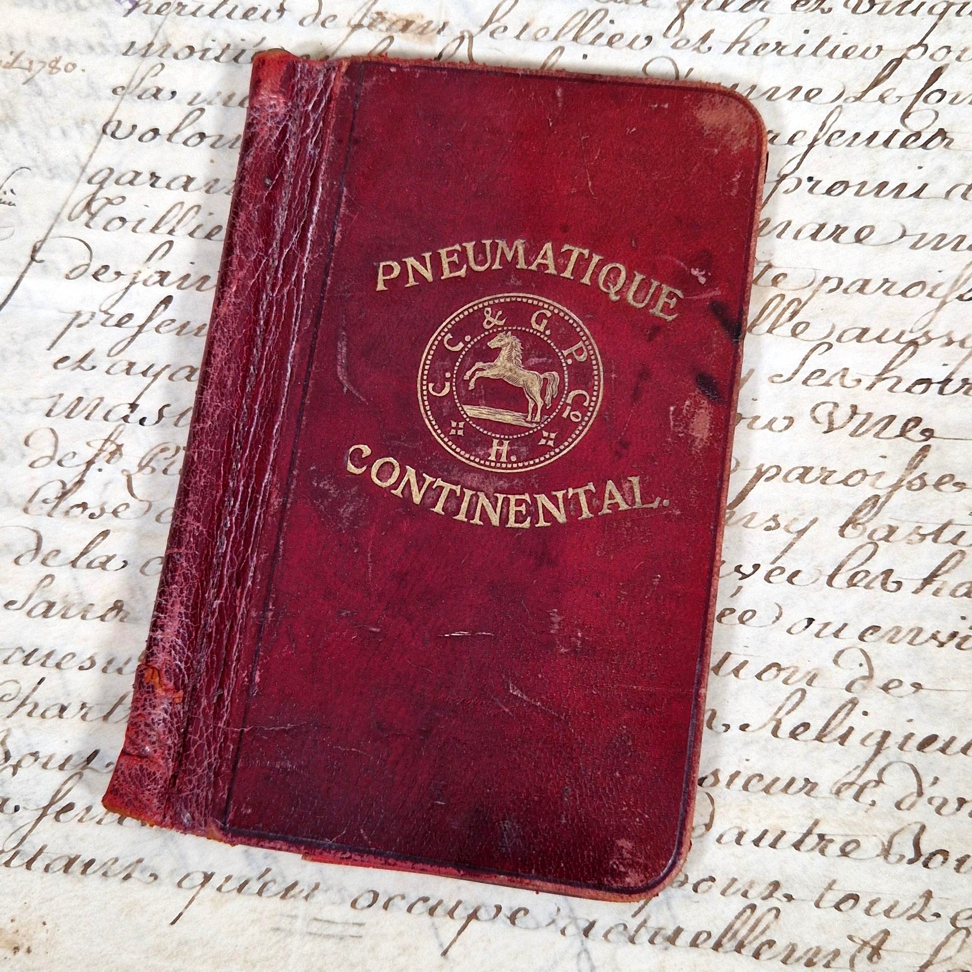 pochette ancienne pneu continental 1905