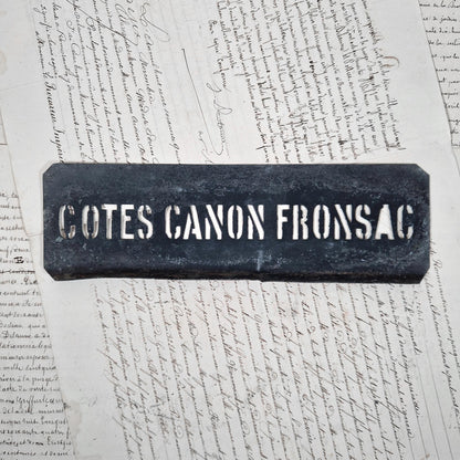 pochoir ancien cerons bordeaux