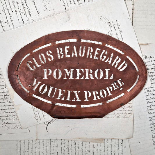 pochoir clos beauregard pomerol