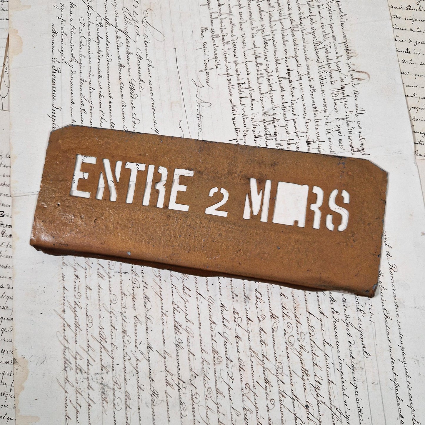 pochoir viticole bordeaux entre deux mers