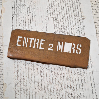 pochoir viticole bordeaux entre deux mers