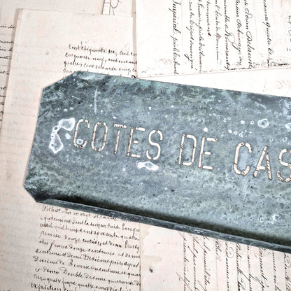 pochoir viticulture cotes de castillon