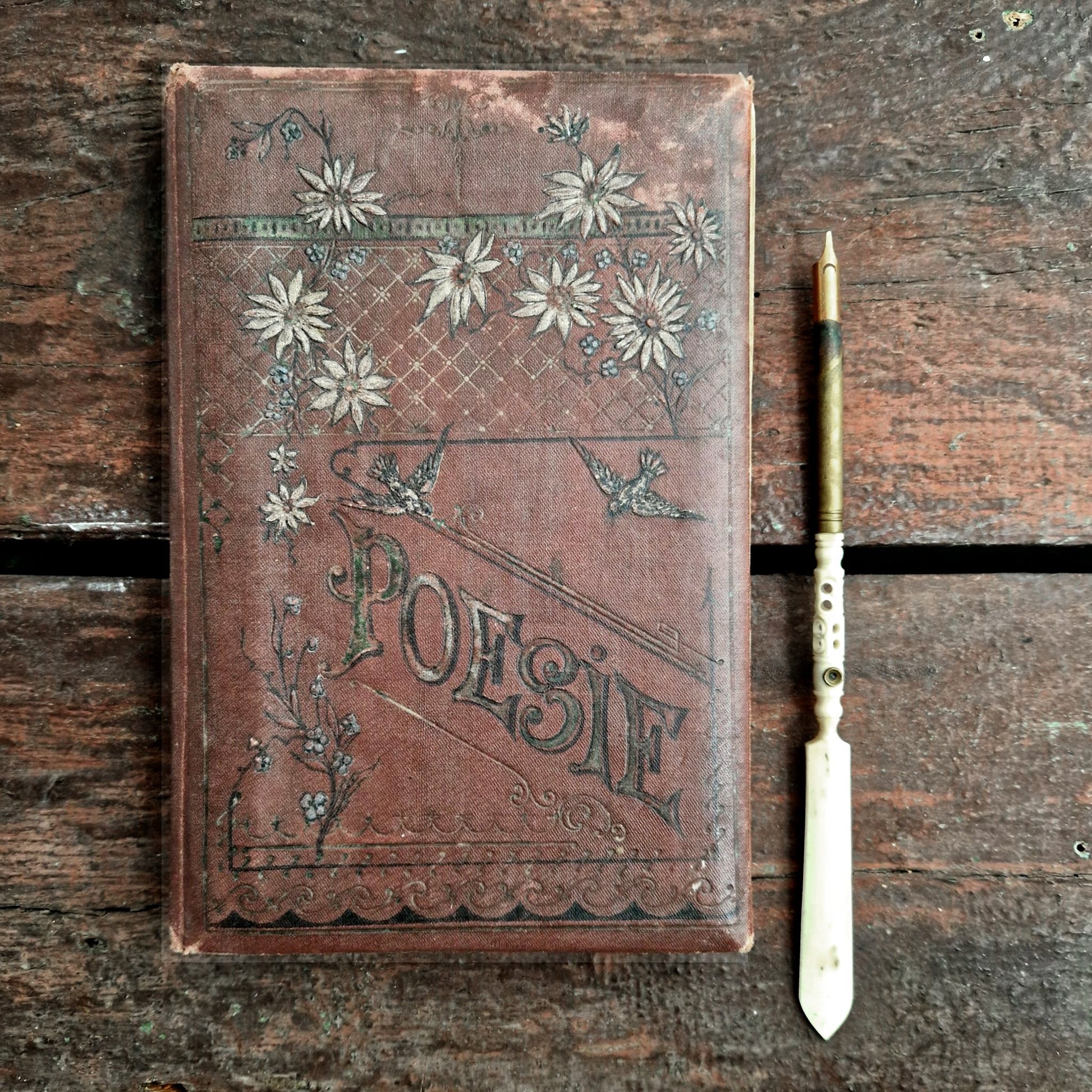 poésie cahier ancien allemand manuscrit religieux XIXe