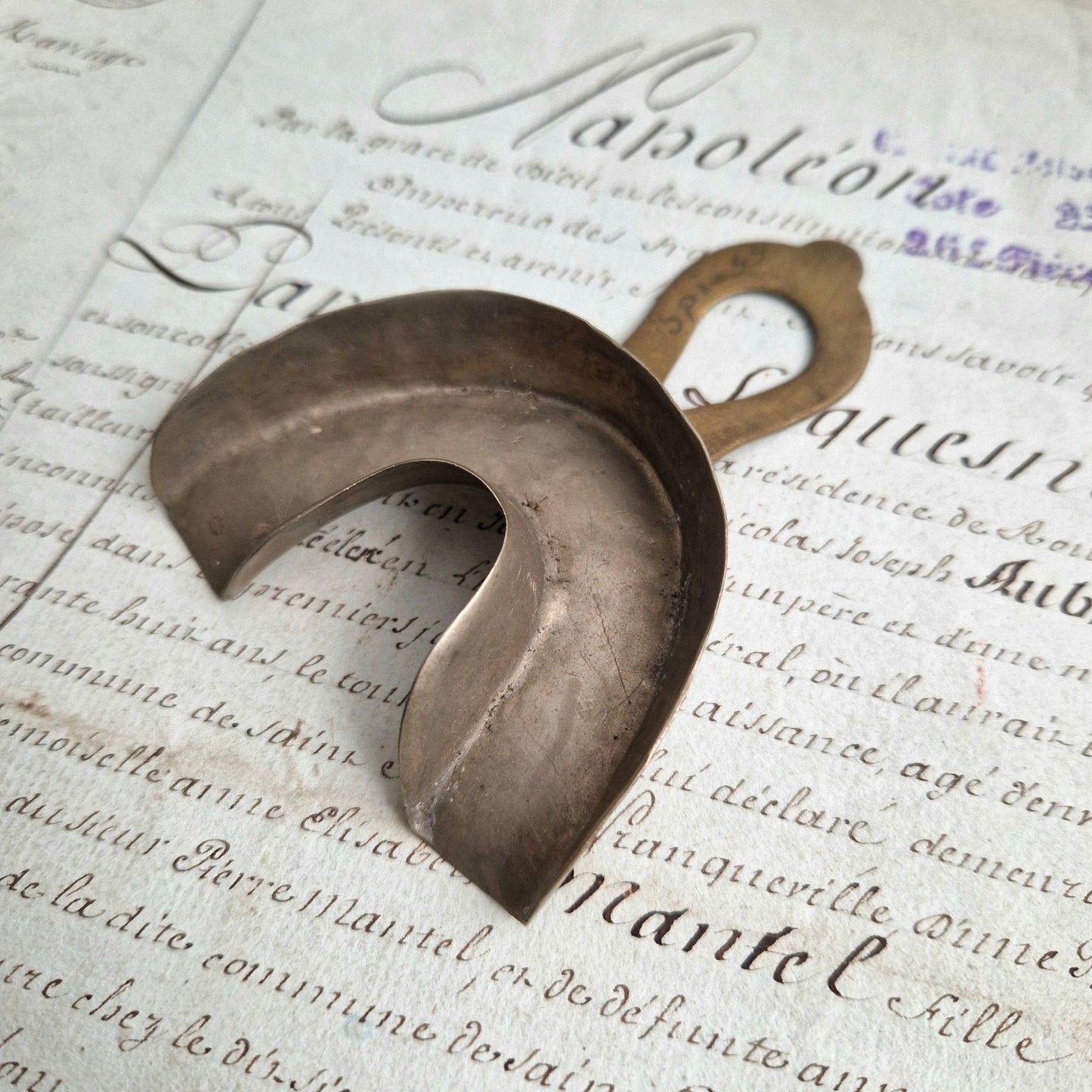 porte-empreintes dentaire ancien spiess