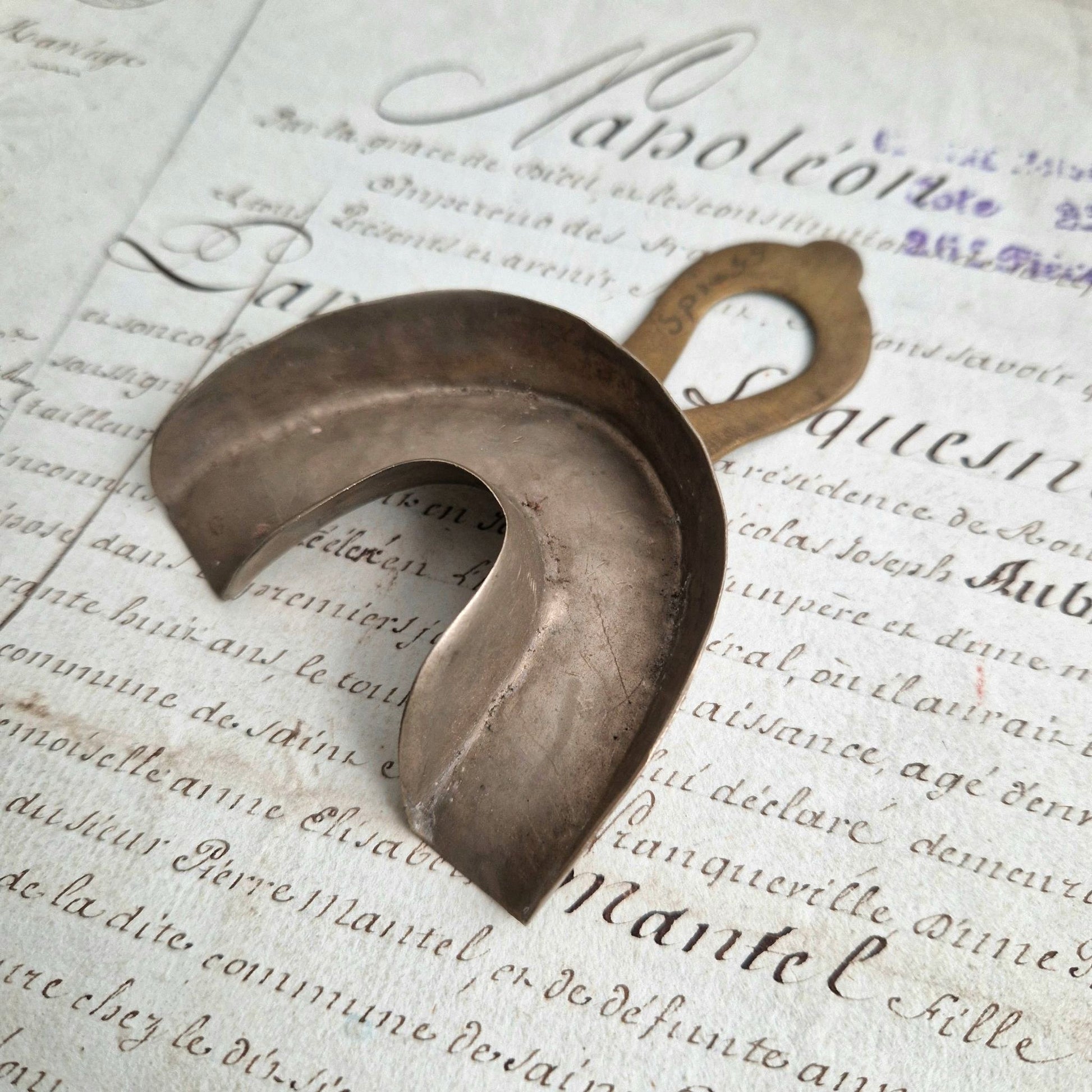 porte-empreintes dentaire ancien spiess
