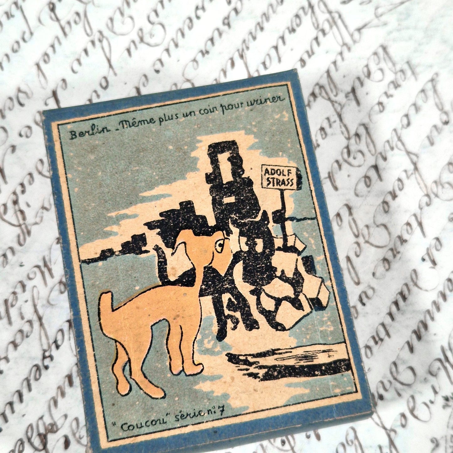 postwar ephemera adolf street satire