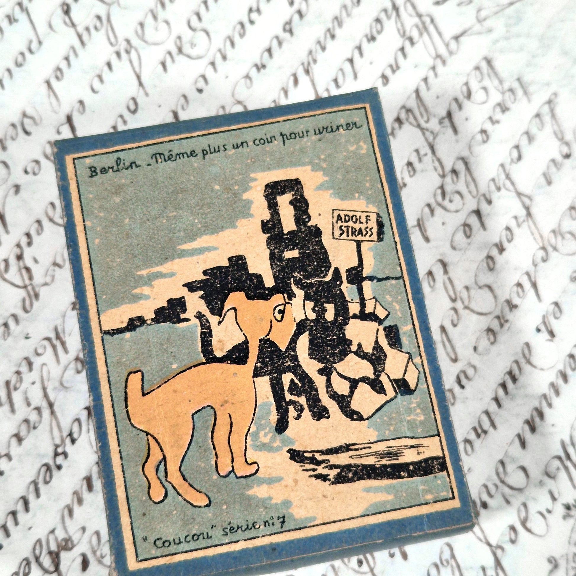 postwar ephemera adolf street satire