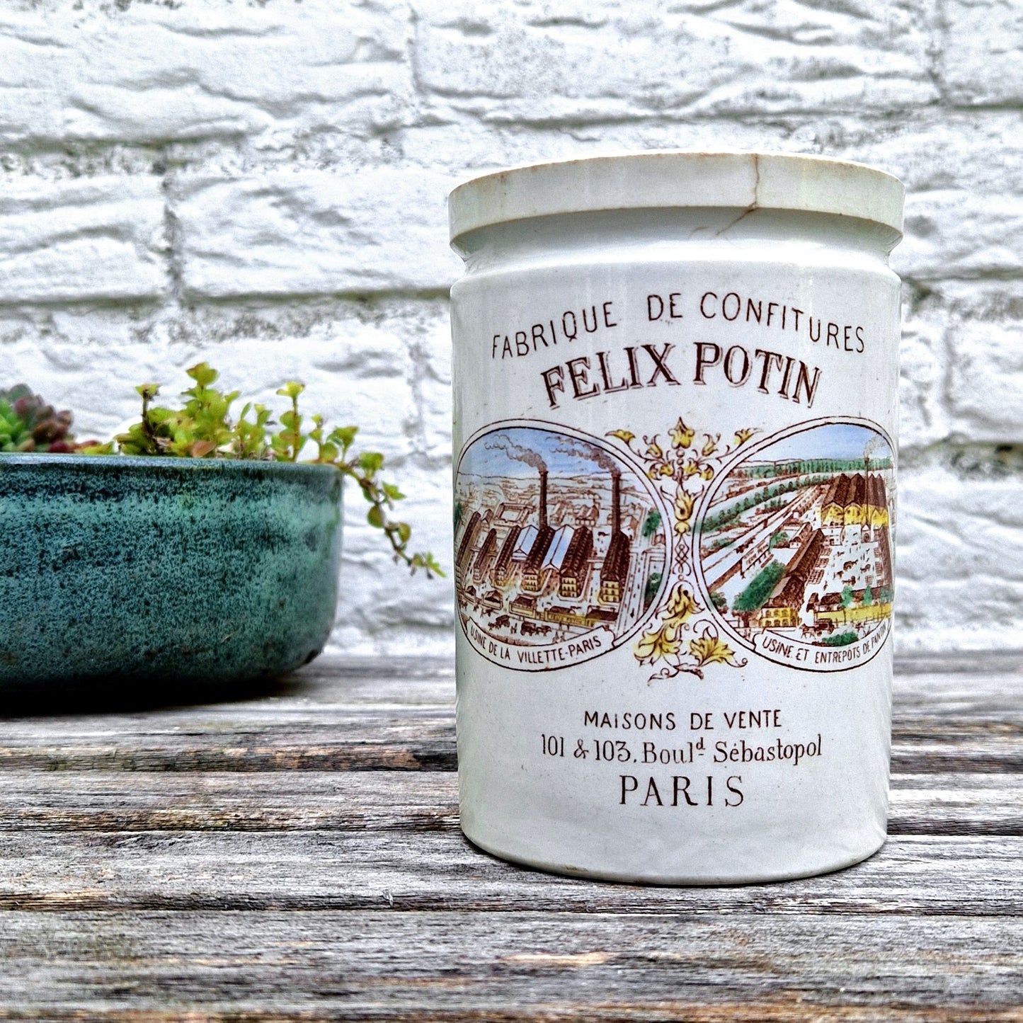pot à confitures ancien felix potin