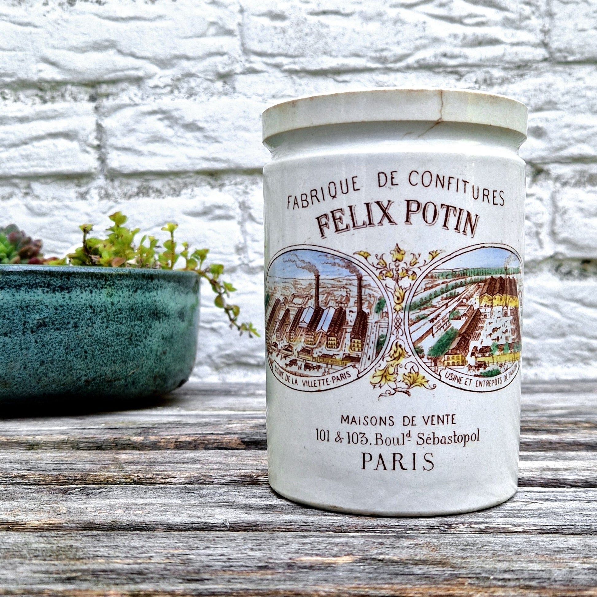 pot à confitures ancien felix potin