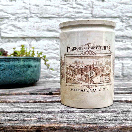 pot confitures fabrique médaille or