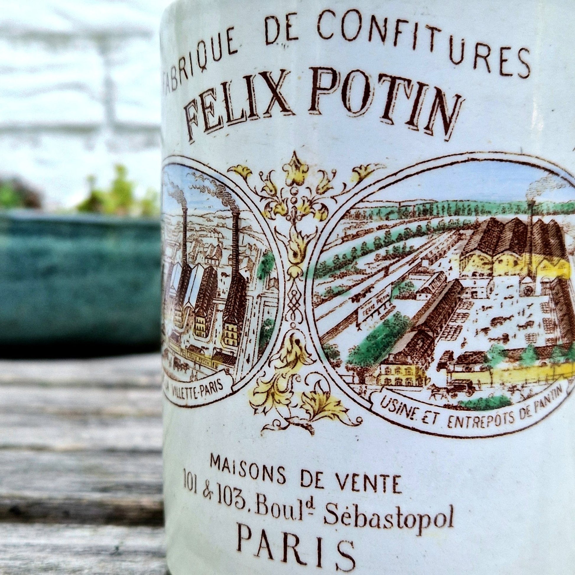 pot décor usines felix potin