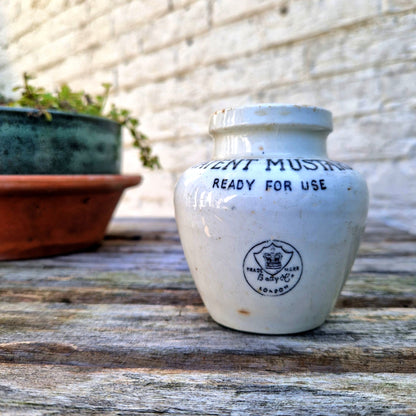 pot moutarde anglais ancien