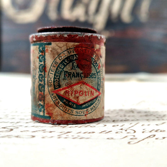 pot peinture ancien ripolin andrinople