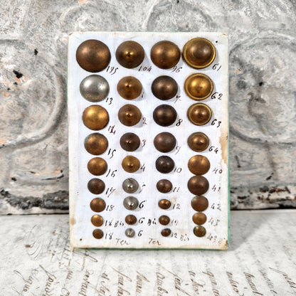 ancien présentoir clous tapissier anciens