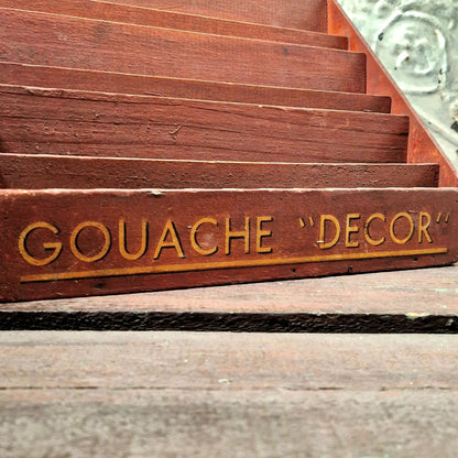 presentoir fournitures artistes 1930