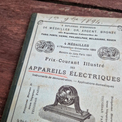 prix courant instruments electriques anciens radiguet