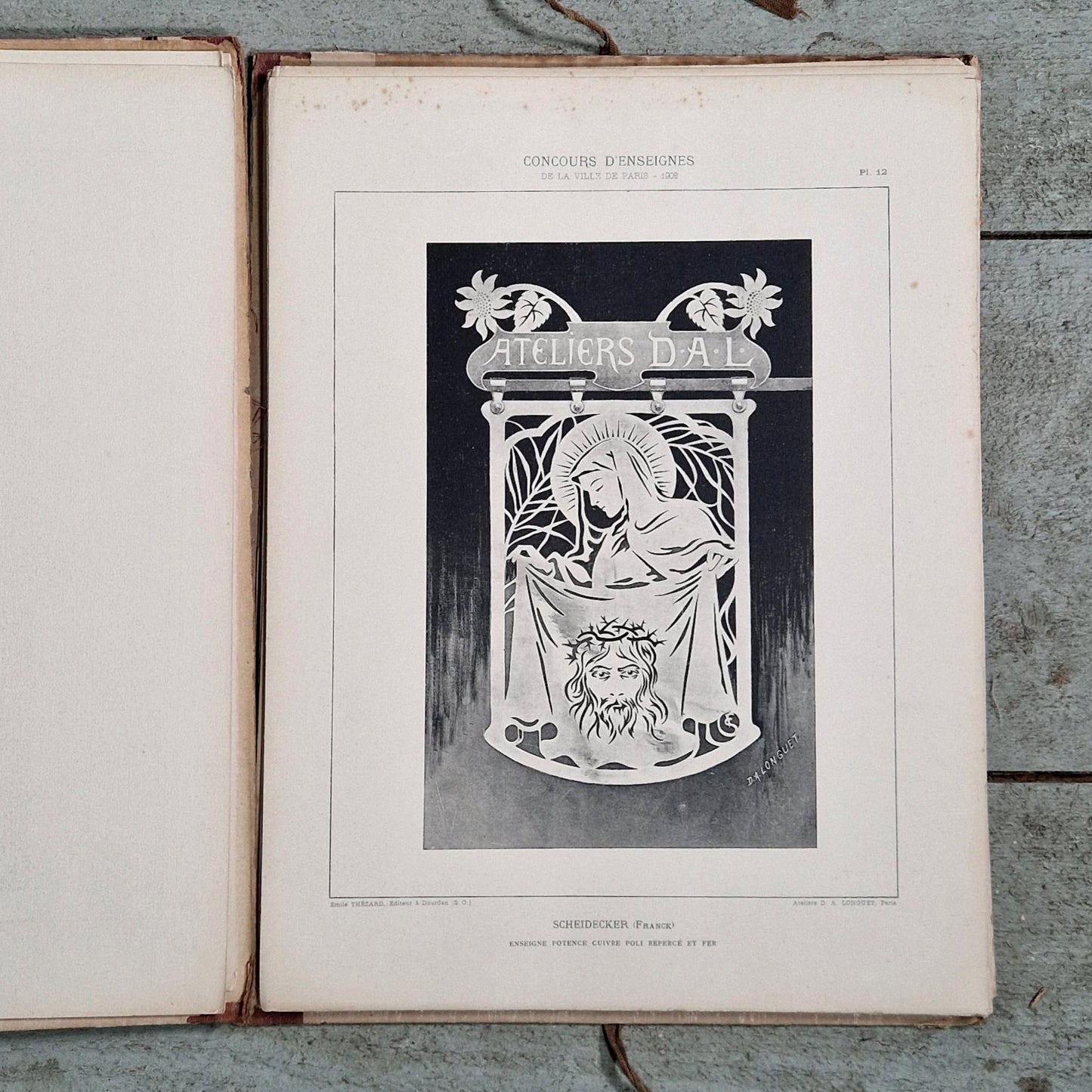 projets d'enseignes paris 1902 willette robida