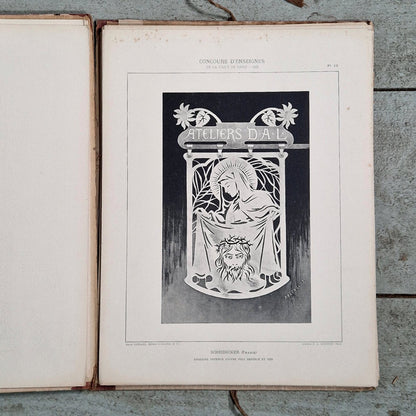 projets d'enseignes paris 1902 willette robida