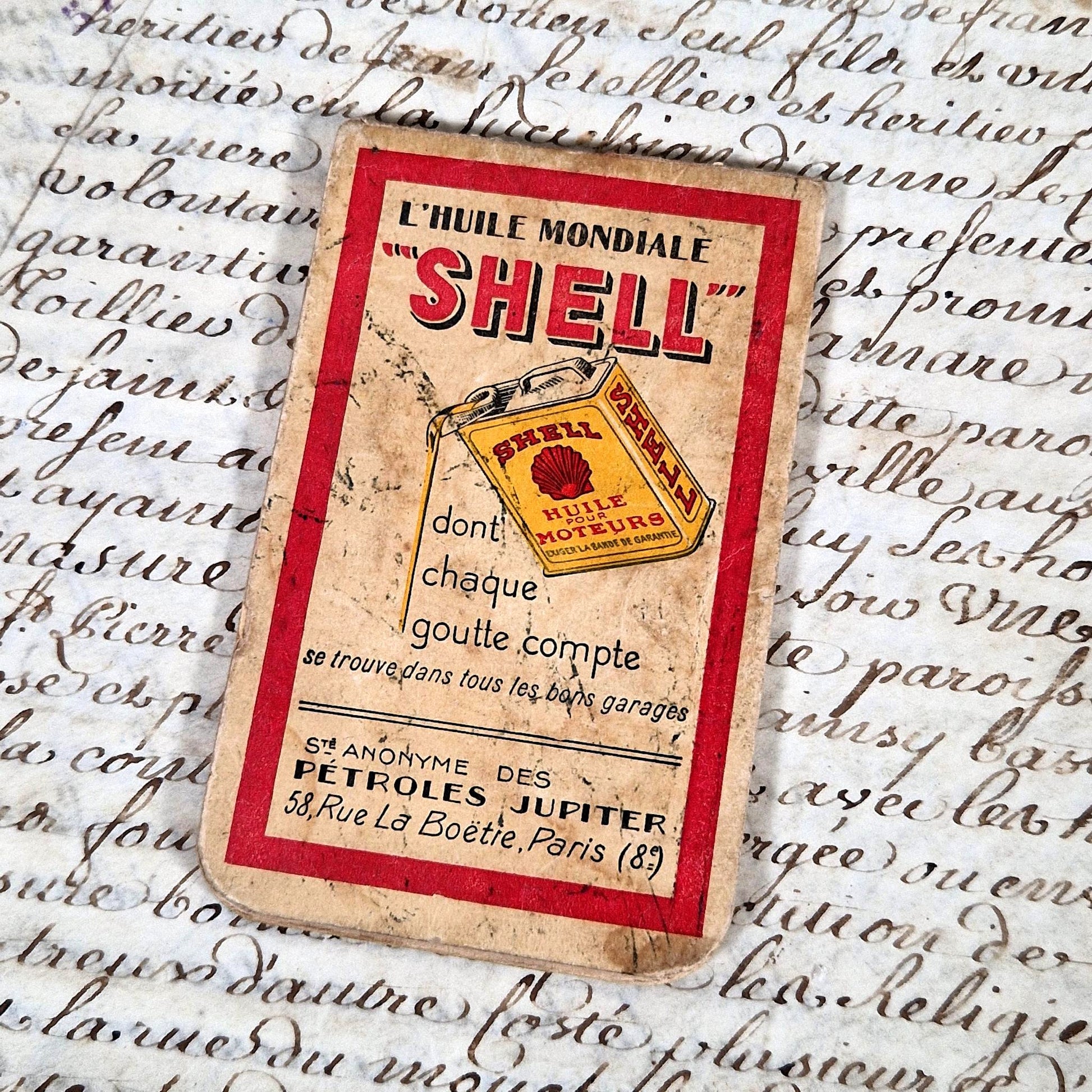 publicite ancienne huile shell