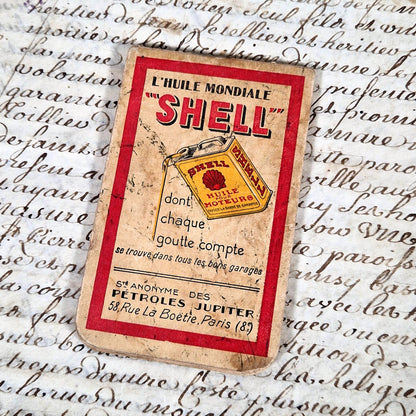 publicite ancienne huile shell