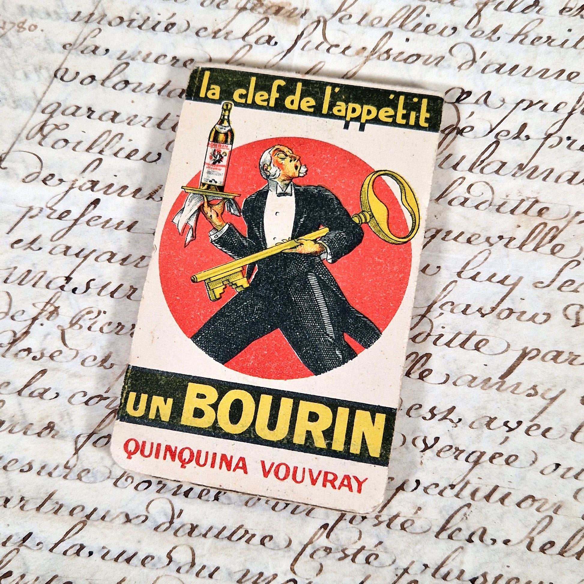 publicite ancienne liqueur bourin vouvray