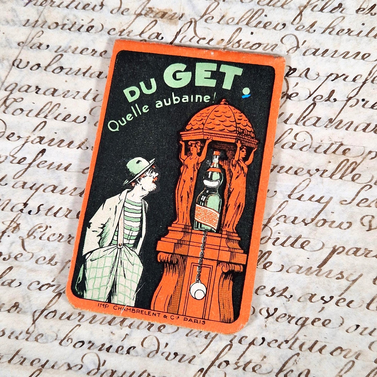 publicite ancienne liqueur get 27