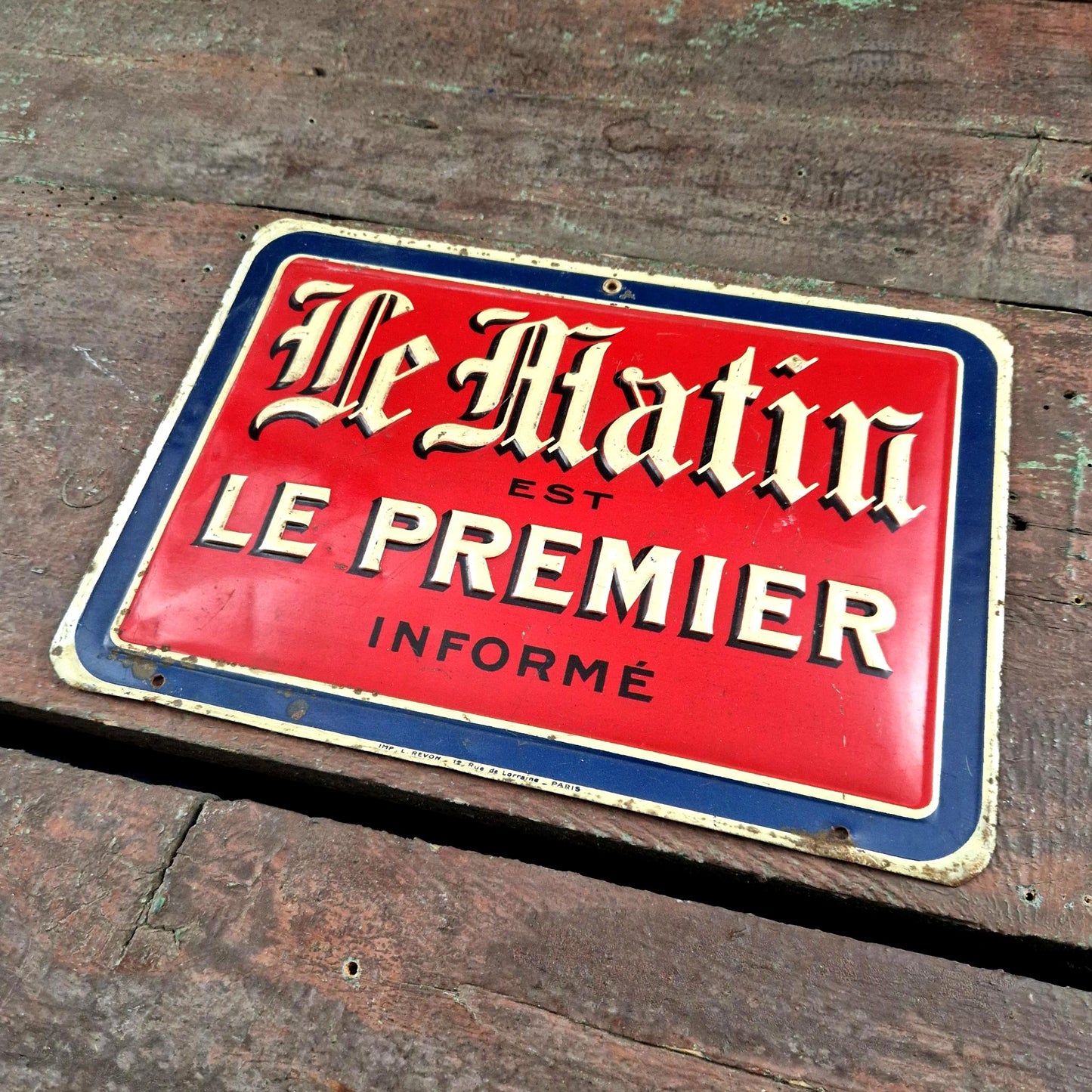 publicite ancienne presse paris
